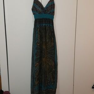 Ankle length boho summer dress